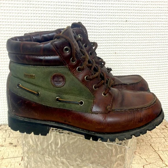 Timberland | Shoes | Timberland Brown And Green Hiking Boots  display picture 2